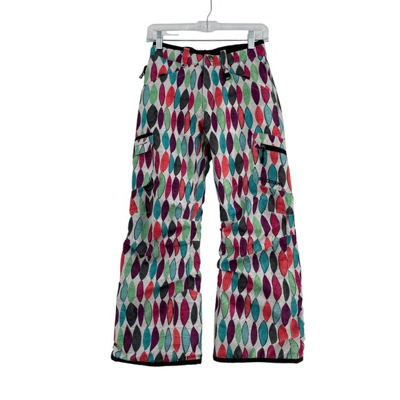 Boulder Gear Youth Girl's Ravish Ski SnowBoard Pants Size M Multi-Color‎ Print - Picture 1 of 7